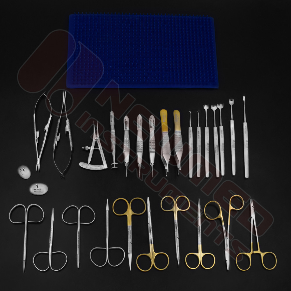 Juego de instrumentos para blefaroplastia - 2 Juego de instrumentos para blefaroplastia - 2