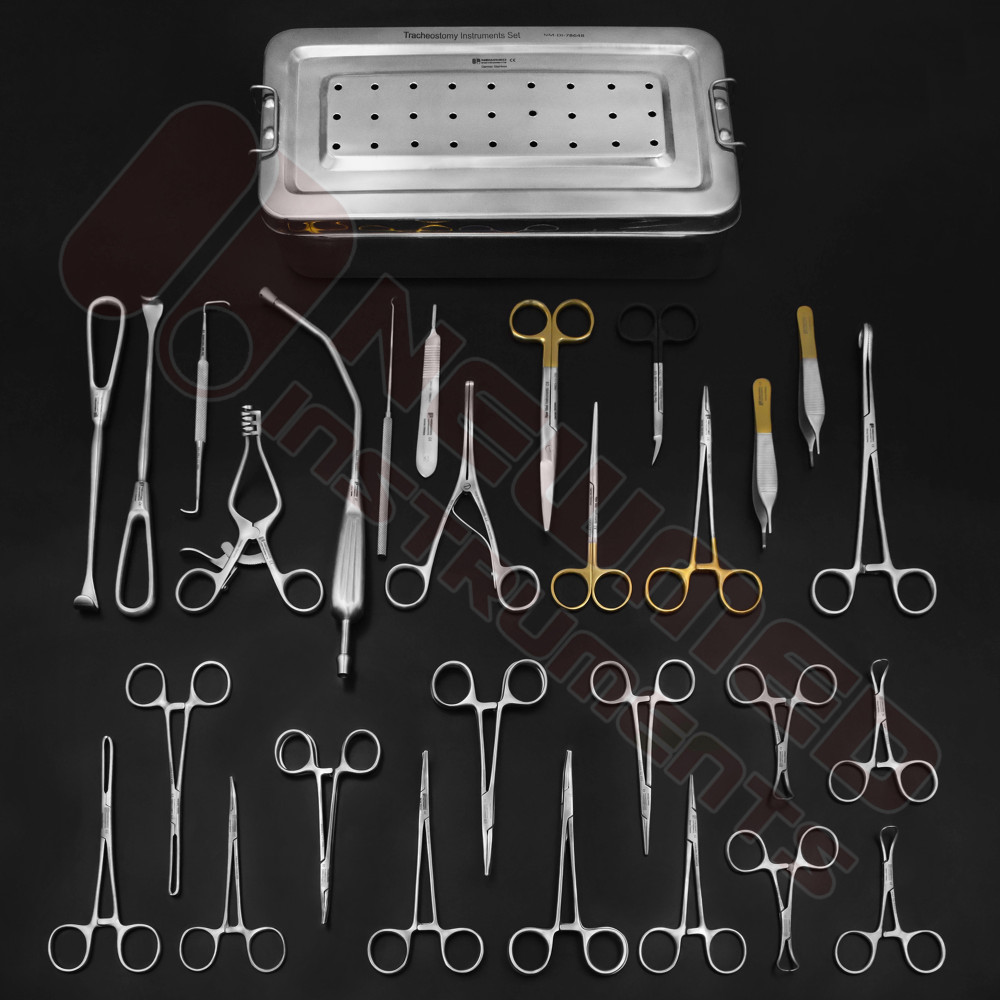 Tracheostomy Instruments Set Tracheostomy Instruments Set