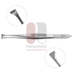 Pinza de fijación Graefe - Dientes finos múltiples atraumáticos Pinza de fijación Graefe - Dientes finos múltiples atraumáticos