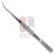 Pinça aplicadora de pinça microcirúrgica, cabo plano, sem fecho Pinça aplicadora de pinça microcirúrgica, cabo plano, sem fecho