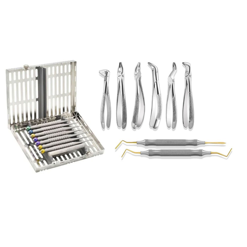 Complete Set of Apical Dental Instruments