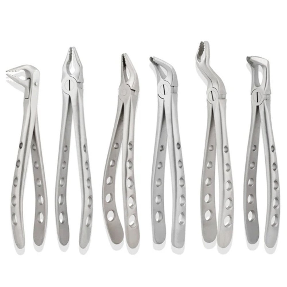 Set of 6 PrecisGrip Extraction Forceps