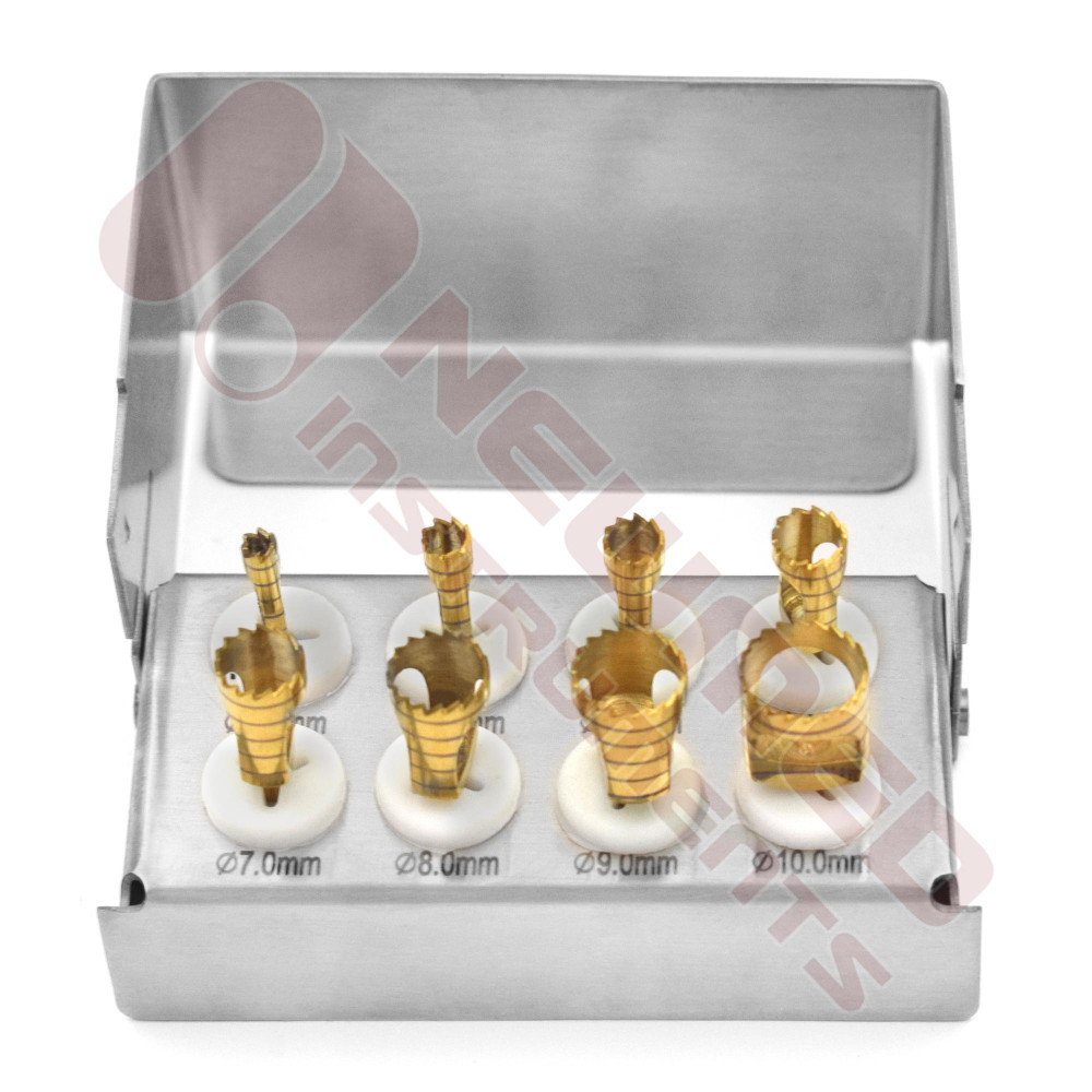 Dental Implant Bone Trephine Drills Kit ( 8 Pcs )