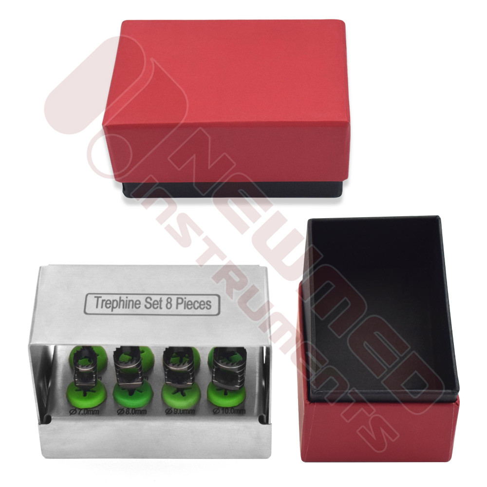 Dental Implant Bone Trephine Drills Kit ( 8 Pcs ) Dental Implant Bone Trephine Drills Kit ( 8 Pcs )