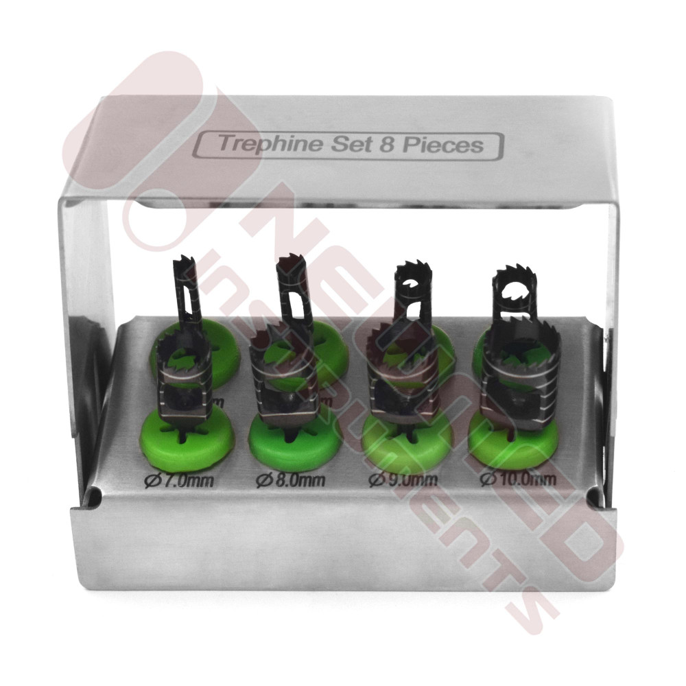 Dental Implant Bone Trephine Drills Kit ( 8 Pcs ) Dental Implant Bone Trephine Drills Kit ( 8 Pcs )