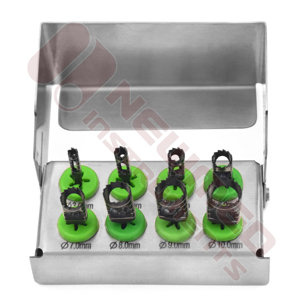 Dental Implant Bone Trephine Drills Kit ( 8 Pcs ) Dental Implant Bone Trephine Drills Kit ( 8 Pcs )