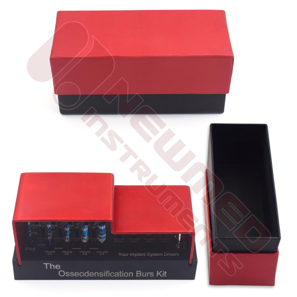 Osseodensification Bur Drills Dental Implant Kit (24pcs) Osseodensification Bur Drills Dental Implant Kit (24pcs)