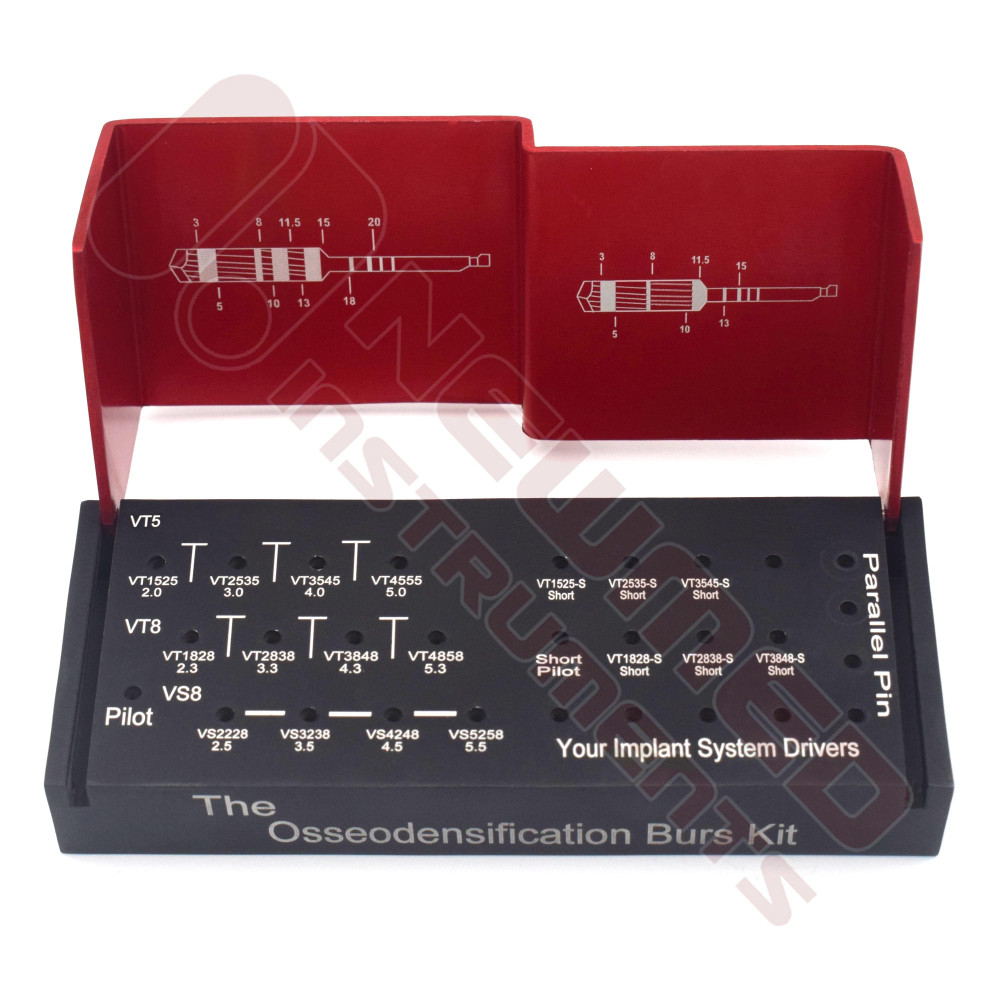 Osseodensification Bur Drills Dental Implant Kit (24pcs) Osseodensification Bur Drills Dental Implant Kit (24pcs)