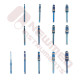 Osseodensification Bur Drills Dental Implant Kit (24pcs) Osseodensification Bur Drills Dental Implant Kit (24pcs)