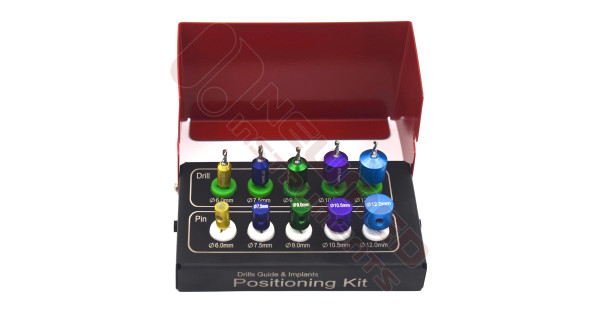 Positioning Implant Instruments Dental Implant Positioning Kit with Drill Guide | New Med Instruments
