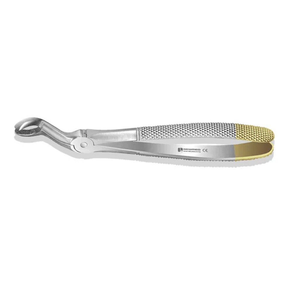 Upper Molar Dental Forceps Bayonet Open Beak-Diamond