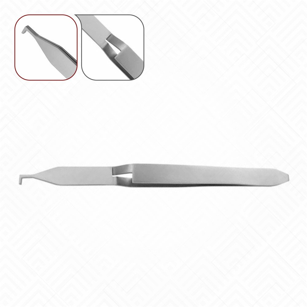 90° Bracket Holder Tweezers with Aligner