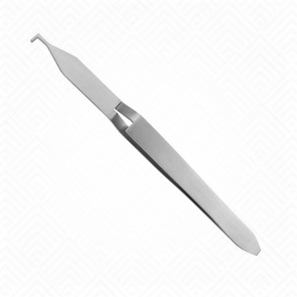 90° Bracket Holder Tweezers with Aligner