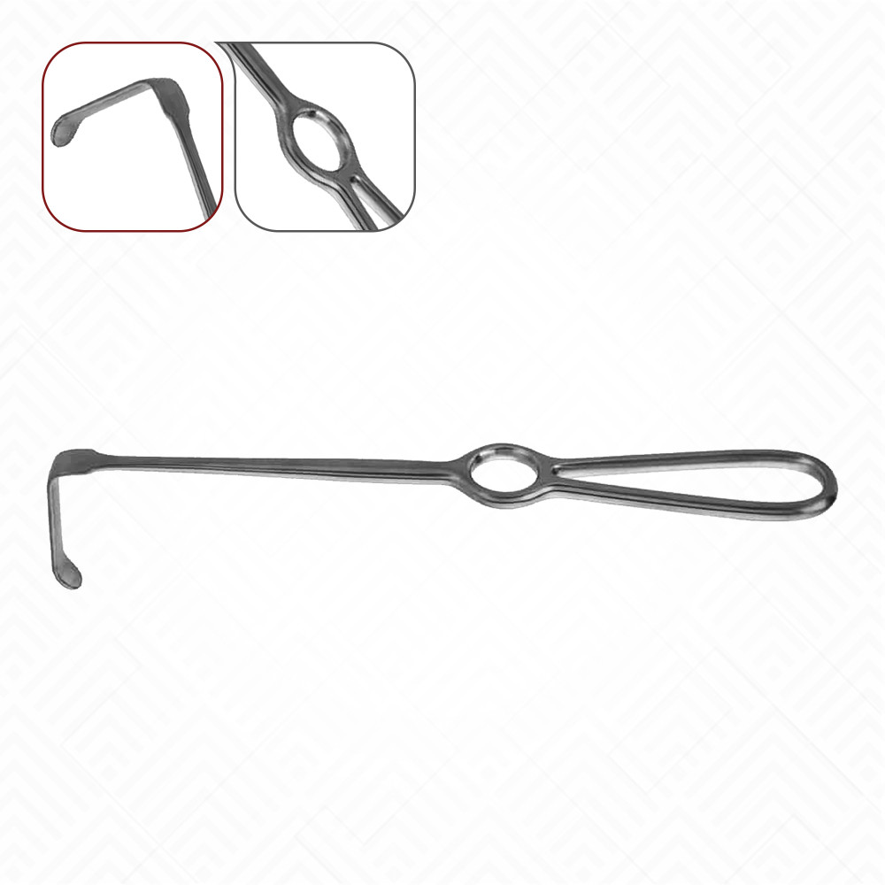 Obwegeser Soft Tissue Retractor Curved Down