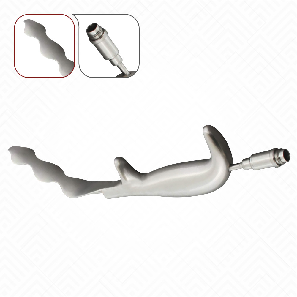 Petri Pterygoid Intra Oral Retractor With Fiber Optic