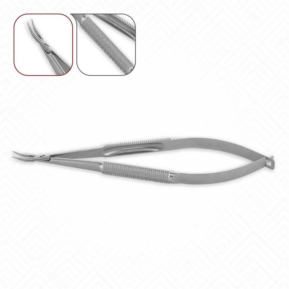 Barraquer Micro Needle Holder - Round Handle