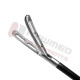 Precise Laparoscopic Fenestrated Curved Grasper Single Action