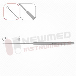 Hartmann Ear Hook Sharp 16cm - 6 1/4 Inches, Stainless steel Hartmann Ear Hook Sharp 16cm - 6 1/4 Inches, Stainless steel