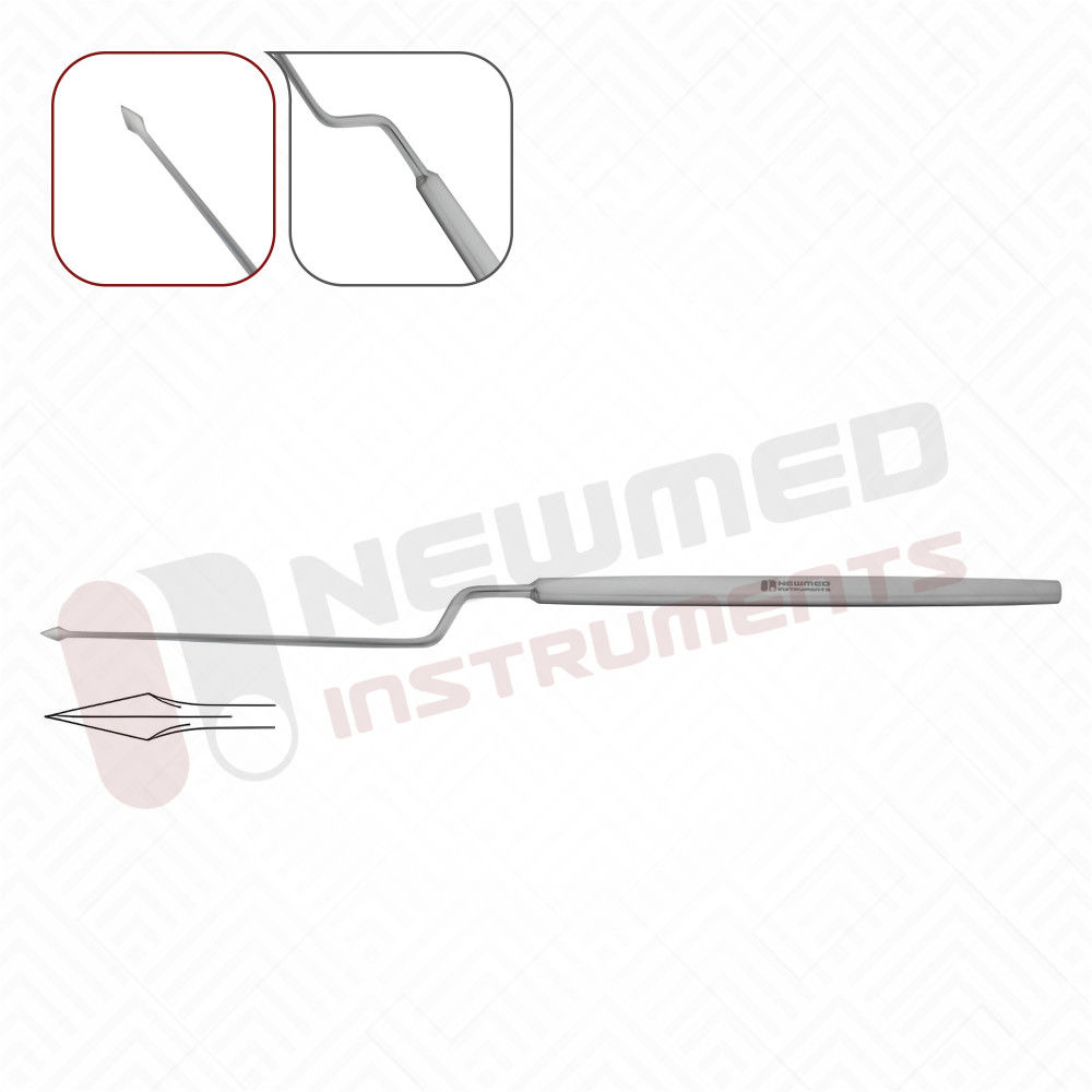 Lucae Tympanum Needle 17.5 cm - 7 Inches, Stainless Steel (Reusable) Lucae Tympanum Needle 17.5 cm - 7 Inches, Stainless Steel (Reusable)