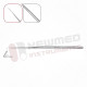 Perkins Tympanoplasty Elevator 1.25mm x 2.5mm Blade 165mm Length Perkins Tympanoplasty Elevator 1.25mm x 2.5mm Blade 165mm Length
