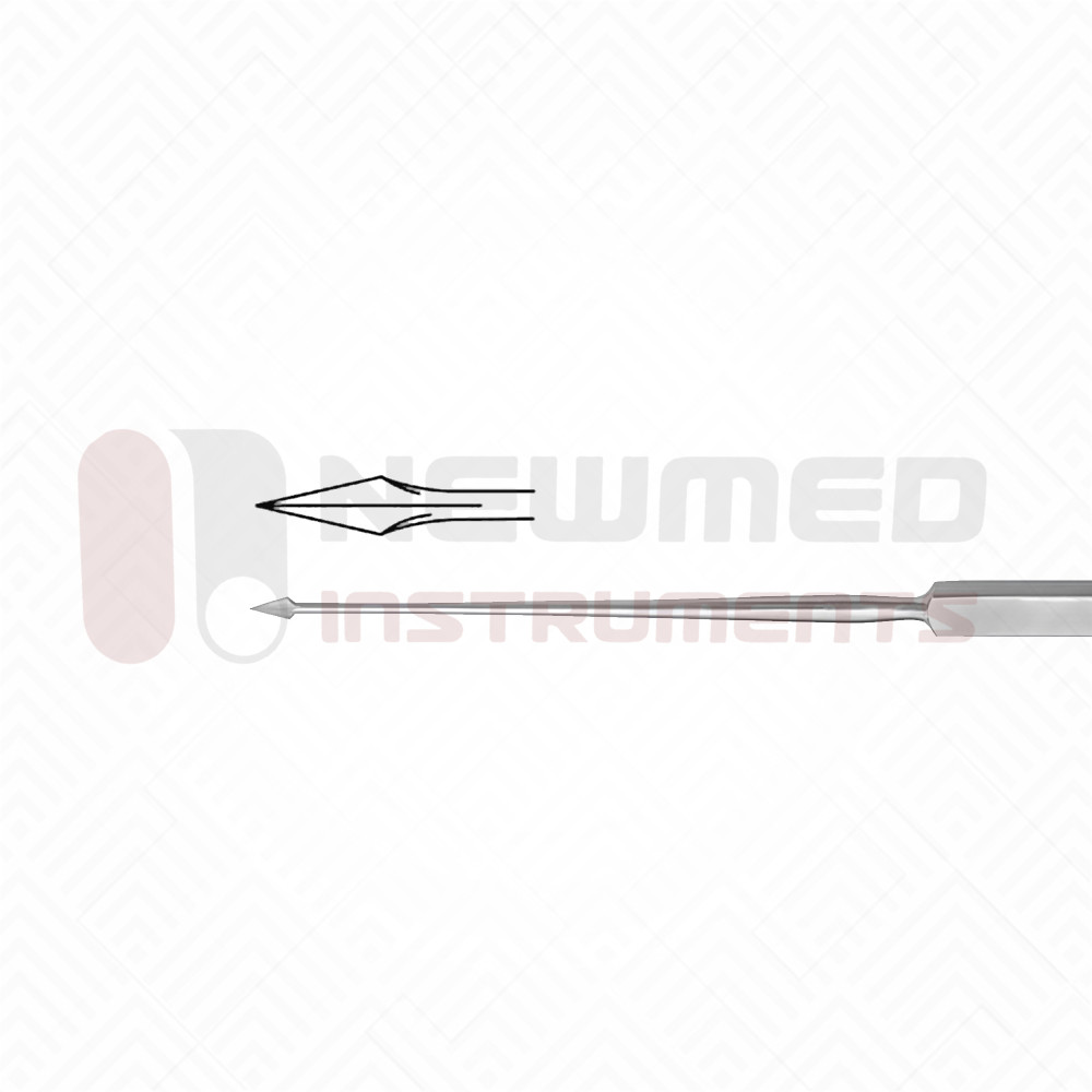 Politzer Tympanum Needle 17.5cm -7 inches, Stainless Steel (Reusable) Politzer Tympanum Needle 17.5cm -7 inches, Stainless Steel (Reusable)