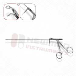 Micro-pince laryngée rotative – Forme cœur Micro-pince laryngée rotative – Forme cœur