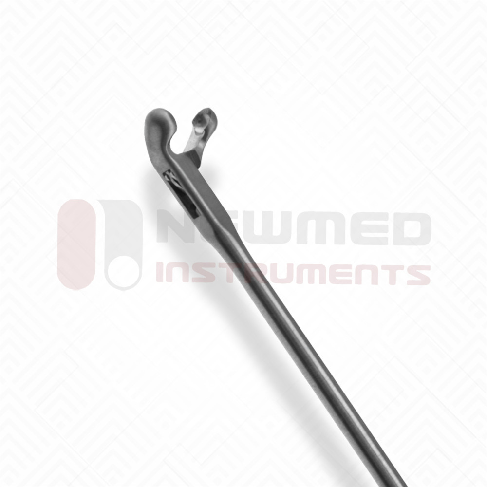 Microlaryngeal Cup Forceps – Curved left with Luer Lock Suction Microlaryngeal Cup Forceps – Curved left with Luer Lock Suction