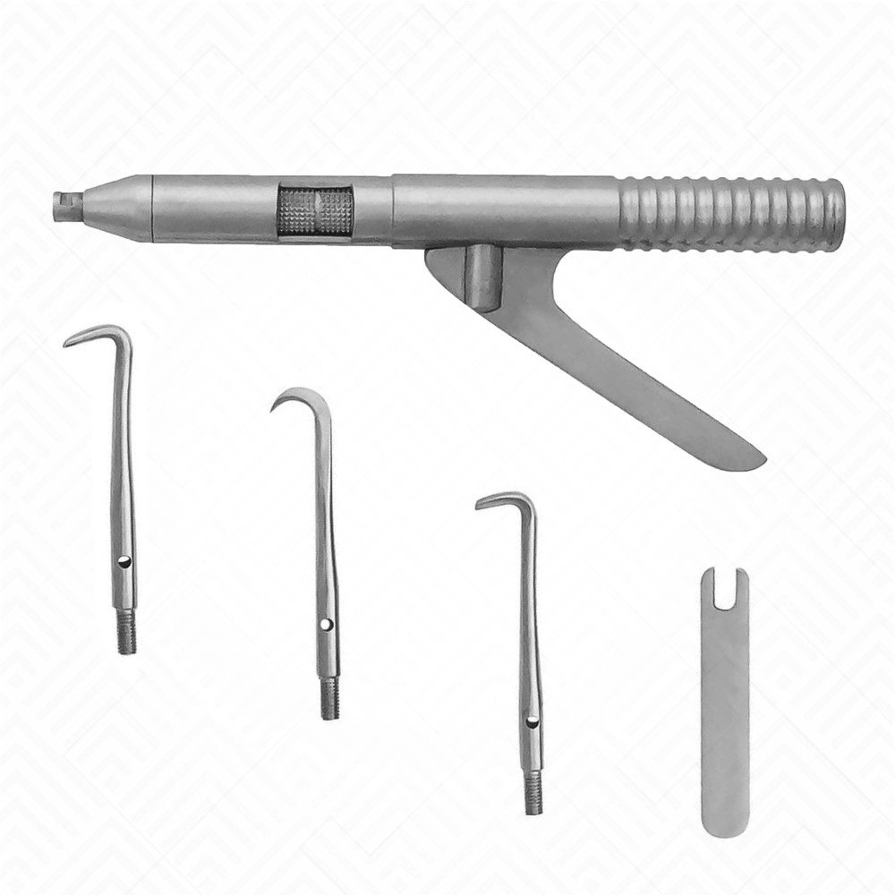 thumbnail image 2 of Automatic Dental Crown Remover Gun Set – Surgical Oral Instrument Tool 2 of 5