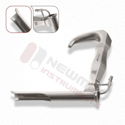 Laryngoscope à glissière à fibre optique standard Jackson Laryngoscope à glissière à fibre optique standard Jackson