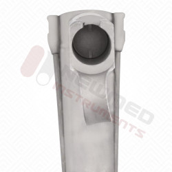 Kleinsasser Laryngoscope Modified by RUDERT for CO2 Laser Surgery Kleinsasser Laryngoscope Modified by RUDERT for CO2 Laser Surgery