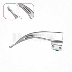 2- Lame de laryngoscope à fibre optique jetable n° 3 2- Lame de laryngoscope à fibre optique jetable n° 3