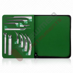 Conjunto de laringoscópio descartável de fibra ótica Macintosh/Miller Conjunto de laringoscópio descartável de fibra ótica Macintosh/Miller