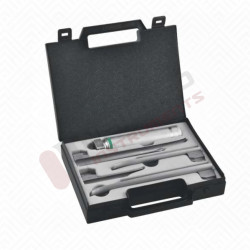 Conjunto de 4 pás para laringoscópio de fibra ótica Miller Conjunto de 4 pás para laringoscópio de fibra ótica Miller