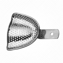 1 cubeta de impresión extragrande para prótesis dental completa, superior 1 cubeta de impresión extragrande para prótesis dental completa, superior