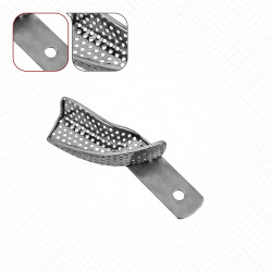 Cubeta de impresión cuadrante, perforada inferior izquierda/superior derecha Cubeta de impresión cuadrante, perforada inferior izquierda/superior derecha