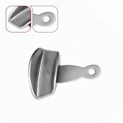 Cubeta de impresión giratoria, dientes anteriores superiores e inferiores sólidos Cubeta de impresión giratoria, dientes anteriores superiores e inferiores sólidos