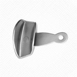 Cubeta de impresión giratoria, dientes anteriores superiores e inferiores sólidos Cubeta de impresión giratoria, dientes anteriores superiores e inferiores sólidos