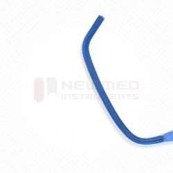 Pinza aórtica Cooley, mordazas atraumáticas Cooley, vástagos curvos, titanio Pinza aórtica Cooley, mordazas atraumáticas Cooley, vástagos curvos, titanio