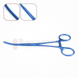 Pinza pediátrica Cooley curva Cooley, mandíbulas atraumáticas, titanio Pinza pediátrica Cooley curva Cooley, mandíbulas atraumáticas, titanio