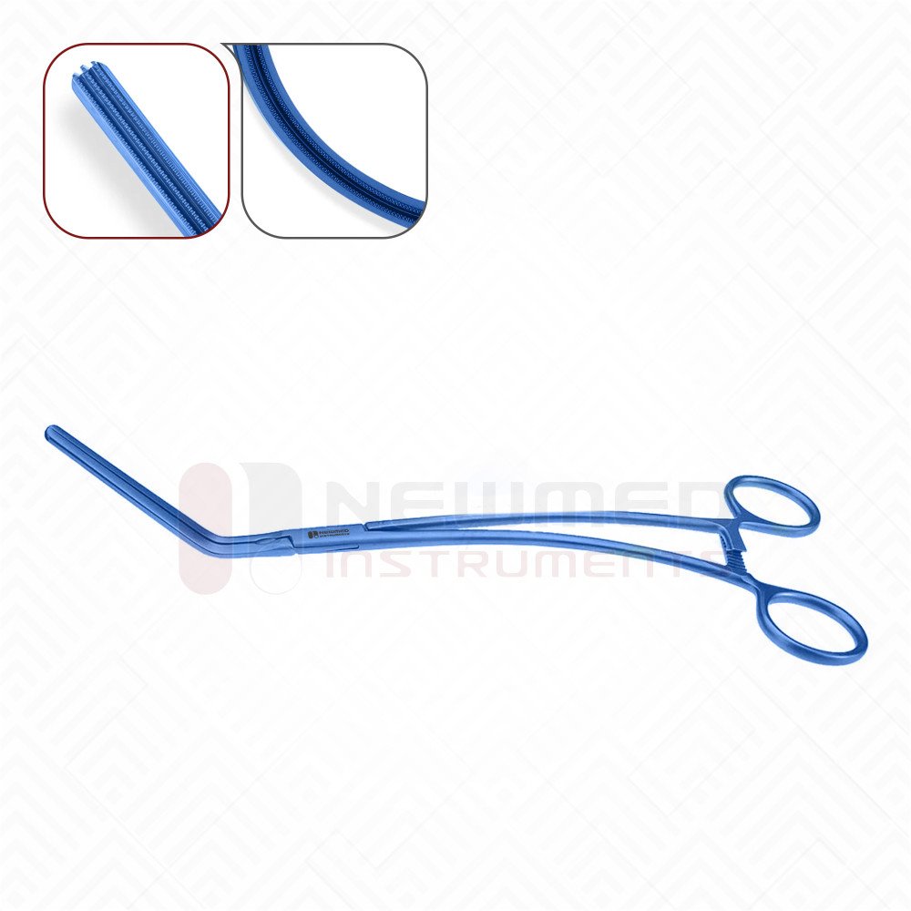 DeBakey Aorta Clamp Fully Curved Shanks, Titanium