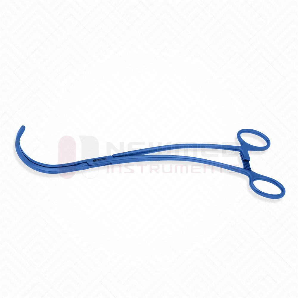 DeBakey Aorta Clamp Fully Curved Shanks, Titanium