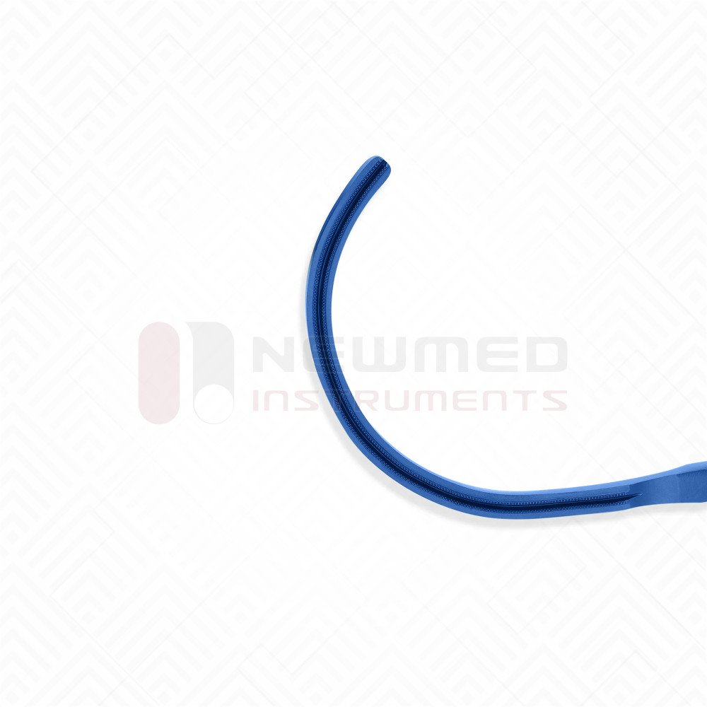 DeBakey Aorta Clamp Fully Curved Shanks, Titanium