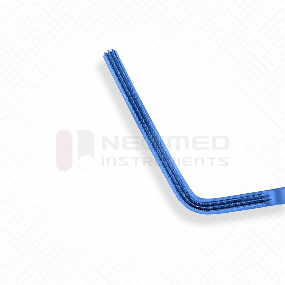 DeBakey Aorta Clamp Fully Curved Shanks, Titanium