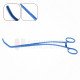  Glover Clamp Angled DeBakey Atraumatic jaws, Curved Shanks, Titanium