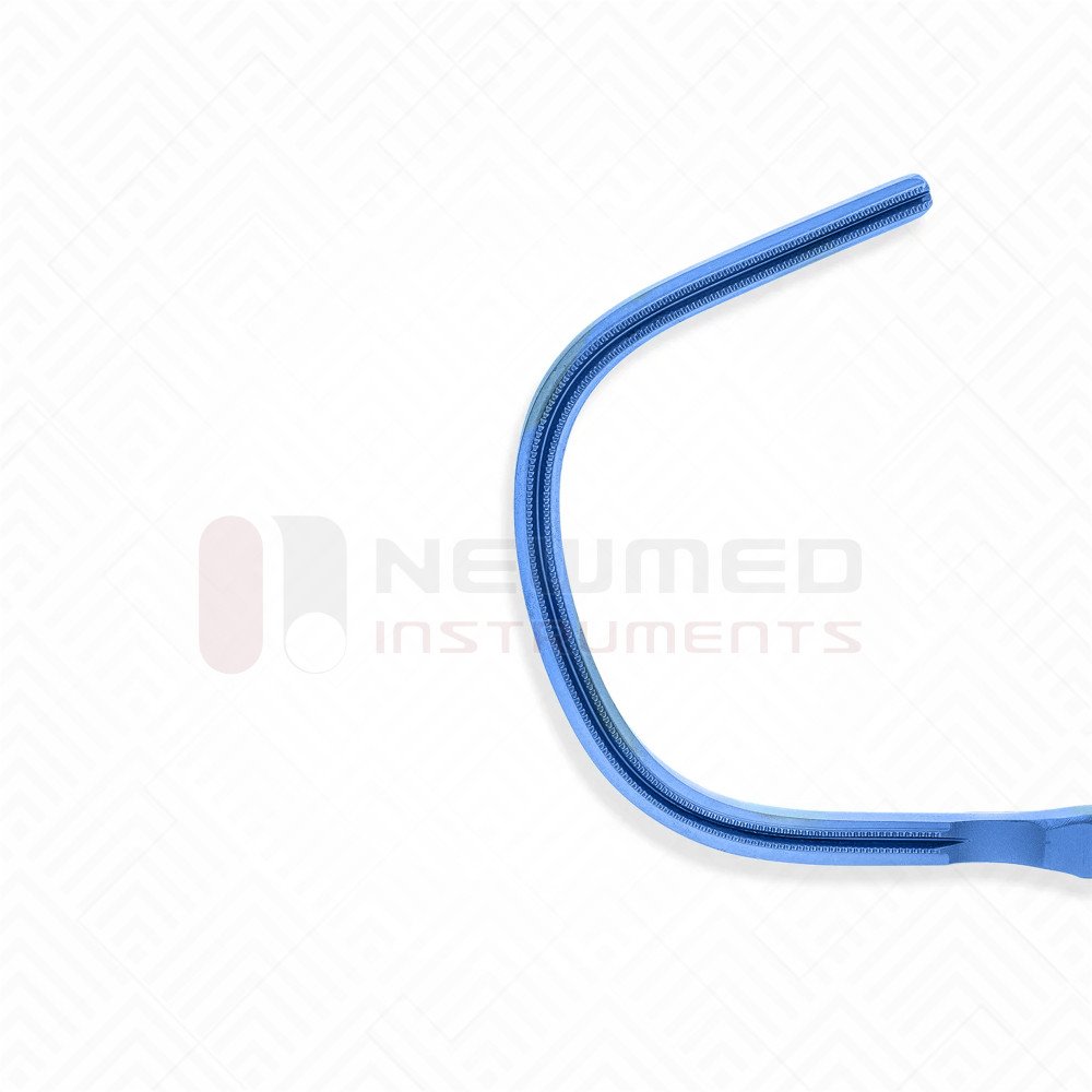 Kay Aorta Clamp Angled DeBakey Atraumatic jaws, Angled Shanks, Titanium