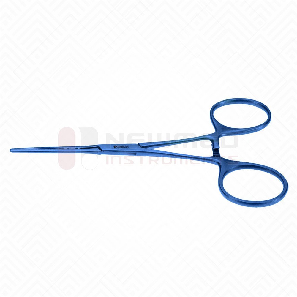 Micro Clamp Straight long DeBakey Atraumatic jaws, Titanium