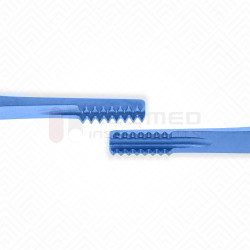 Pince à tissu Adson-Brown en titane à manche plat Pince à tissu Adson-Brown en titane à manche plat