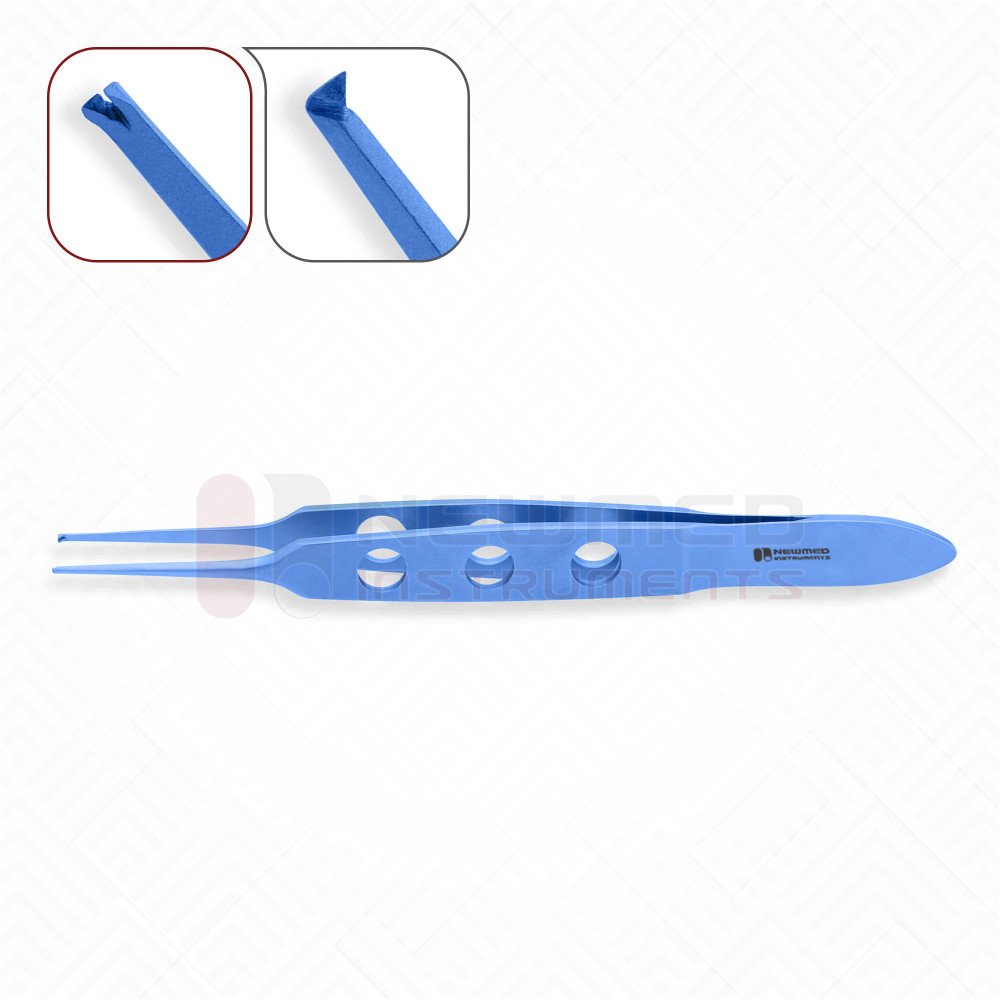 Bishop-Harmon Forceps (Dressing) Flat Handle, Titanium