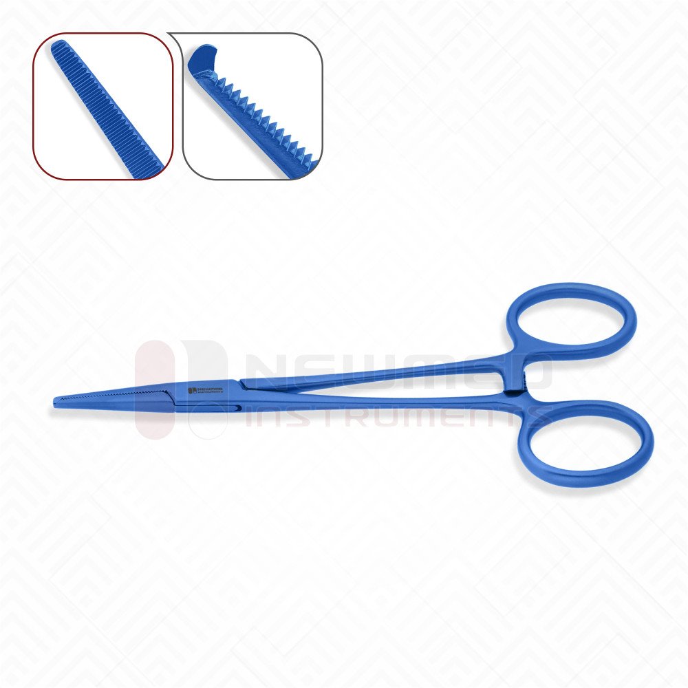 Crile Titanium Forceps Ring Handle, w/Ratchet