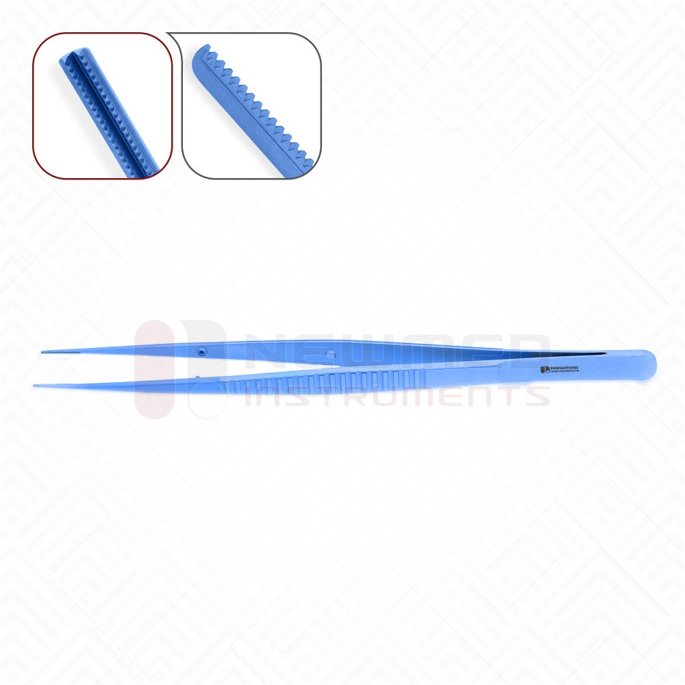 DeBakey Tissue Titanium Forceps Flat Handle